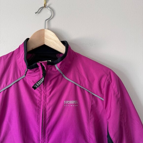 The Running Room | Mid Weight Magenta Reflector Running Jacket - Size S - Picture 2 of 13